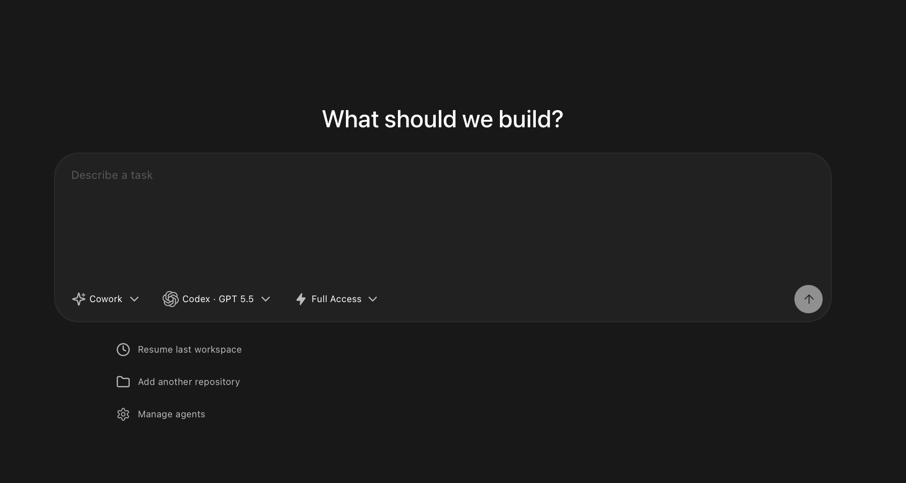 A full React UI rendered inline from an agent response.